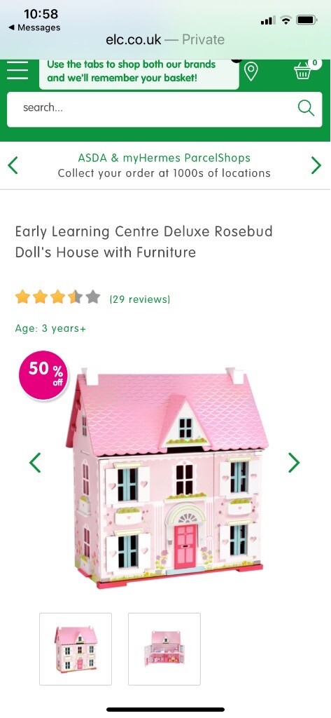 deluxe rosebud dolls house